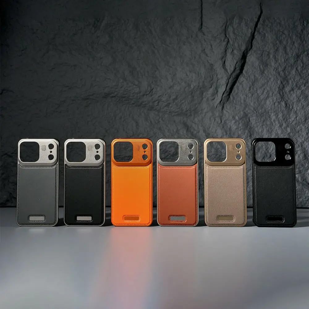 حافظة عطر جلدية مغناطيسية (ماج سيف) معدنية