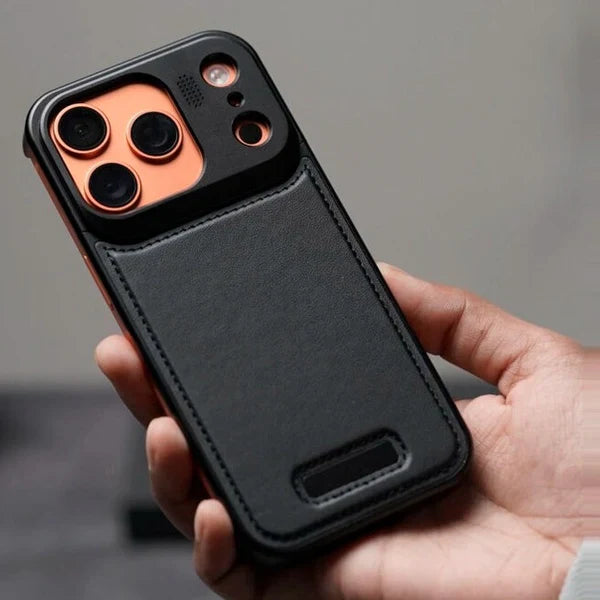 حافظة عطر جلدية مغناطيسية (ماج سيف) معدنية